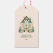 Gepersonaliseerd feestelijk cadeau Label Cadeaulabel (Achterkant)