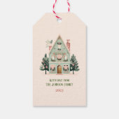 Gepersonaliseerd feestelijk cadeau Label Cadeaulabel (Achterkant)