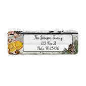 Gepersonaliseerd feestelijke Adresetiketten voor k Etiket (Voorkant)