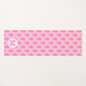 Gepersonaliseerd feministisch roze yogamat (Voorkant (horizontaal))