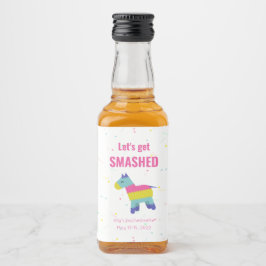Gepersonaliseerd Fiesta-label Likeurfles Etiket