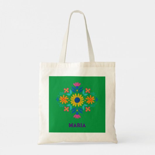 Gepersonaliseerd Fiesta Thema Canvas tas (Achterkant)