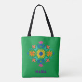 Gepersonaliseerd Fiesta thema schouder Tote Bag (Achterkant)