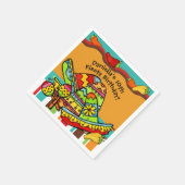 Gepersonaliseerd Fiesta Verjaardagspapier servette Servet (Hoek)