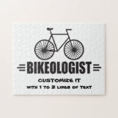 Gepersonaliseerd fietsen legpuzzel (Horizontaal)