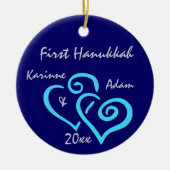 Gepersonaliseerd First Hanukkah Ornament (Voorkant)