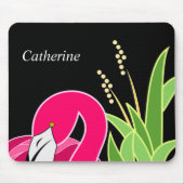 Gepersonaliseerd Flamingo Design Muismat (Voorkant)