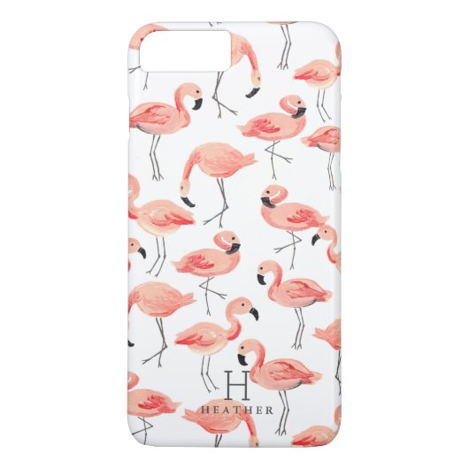 Gepersonaliseerd | Flamingo Party Case-Mate iPhone Case (Achterkant)