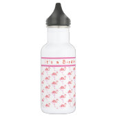 Gepersonaliseerd Flamingo Water Bottle Waterfles (Links)