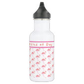 Gepersonaliseerd Flamingo Water Bottle Waterfles (Rechts)