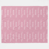 Gepersonaliseerd Fleece Deken (Voorkant (Horizontaal))