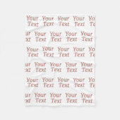 Gepersonaliseerd Fleece Deken (Voorkant)