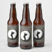 Gepersonaliseerd flesetiket | Vrijgezellengolfweek Bier Etiket (Flessen)
