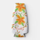 Gepersonaliseerd flesjack voor bloemen flesjeskoeler (Voorkant)