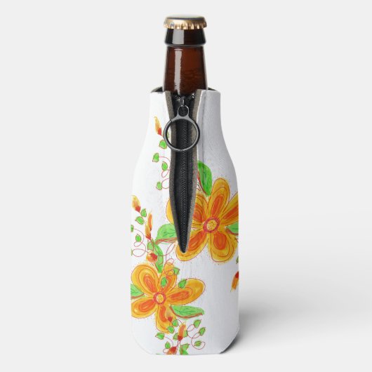 Gepersonaliseerd flesjack voor bloemen flesjeskoeler (Fles Achterkant)