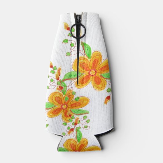 Gepersonaliseerd flesjack voor bloemen flesjeskoeler (Achterkant)