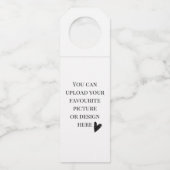 gepersonaliseerd flessenhanger (Achterkant)