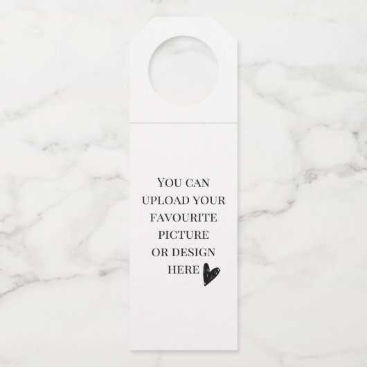 gepersonaliseerd flessenhanger (Achterkant)