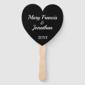 Gepersonaliseerd Fleur de Lis Fan Handwaaier (Achterkant)