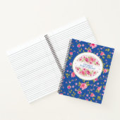 Gepersonaliseerd Floral Scripture Journal Notitieboek (Binnen)