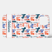 Gepersonaliseerd Folk Art Woodland Animal Case-Mate iPhone Case (Achterkant (horizontaal))