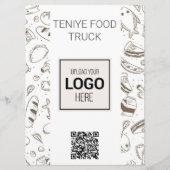 Gepersonaliseerd Food Truck Menu (Voorkant)