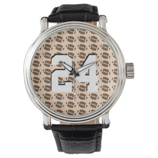 Gepersonaliseerd Football aantal volgen Horloge