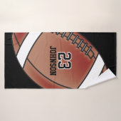 Gepersonaliseerd Football Badhanddoek (Badhanddoek)