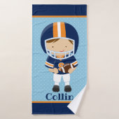 Gepersonaliseerd Football Boys Bath Towel Badhanddoek (Badhanddoek)