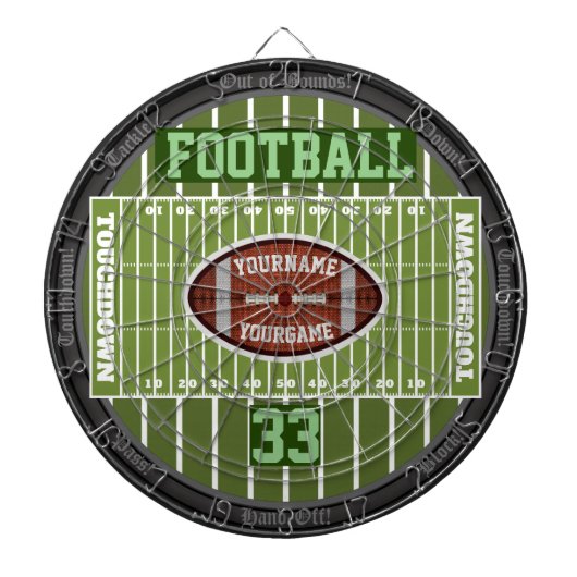 Gepersonaliseerd Football Gebied Multi-Target 3.0 Dartbord (Voorkant)