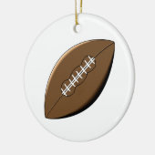 Gepersonaliseerd Football Keramisch Ornament (Links)