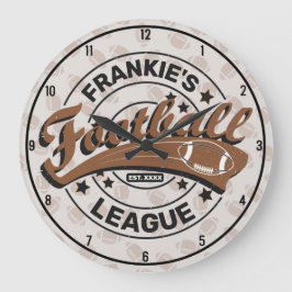 Gepersonaliseerd Football League Player-spel Grote Klok