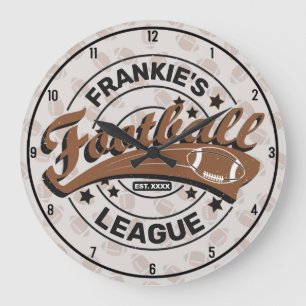 Gepersonaliseerd Football League Player-spel Grote Klok