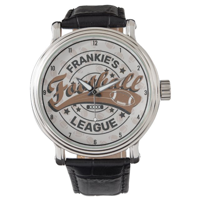 Gepersonaliseerd Football League Player-spel Horloge (Voorkant)