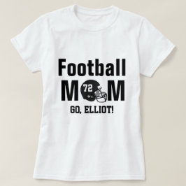 Gepersonaliseerd Football Mam Shirt