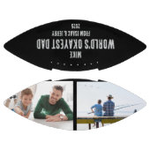 Gepersonaliseerd Football met familiefoto en op ma (Panelen)