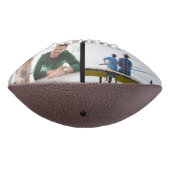 Gepersonaliseerd Football met familiefoto en op ma (Gedraaid 270)