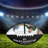 Gepersonaliseerd Football met familiefoto en op ma