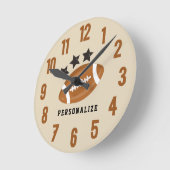 Gepersonaliseerd Football met sterren aangepaste t Ronde Klok (Hoek)