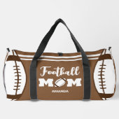 Gepersonaliseerd Football Moeder Moederdag Plunjezak (Achterkant)