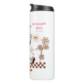 Gepersonaliseerd Football moeder Thermosbeker (Geroteerd rechts)