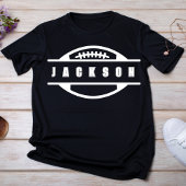 Gepersonaliseerd Football Monogram T-shirt
