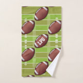 Gepersonaliseerd Football Patroon op sportveld Bad Handdoek (Handdoek)