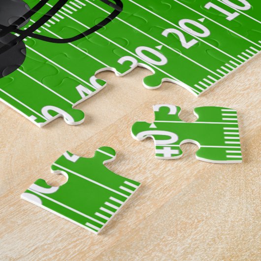 Gepersonaliseerd Football Puzzle Legpuzzel (Zijkant)