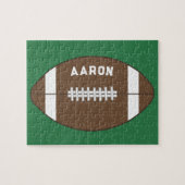 Gepersonaliseerd Football Puzzle Legpuzzel (Horizontaal)
