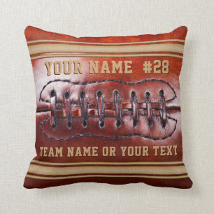 Gepersonaliseerd Football Team geeft de Vintage va Kussen