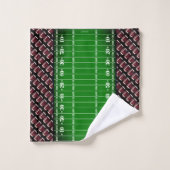 Gepersonaliseerd Football Theme Bath Towel Set Bad Handdoek (Wasdoekje)