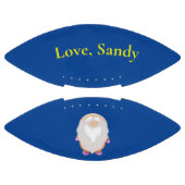 Gepersonaliseerd. Football van blauwe en gele gnoo (Panelen)