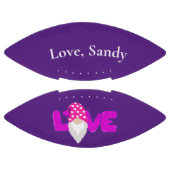 Gepersonaliseerd. Football van blauwe en gele gnoo (Panelen)