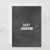 Gepersonaliseerd Football van het Chalkboard Theme Kaart (Achterkant)